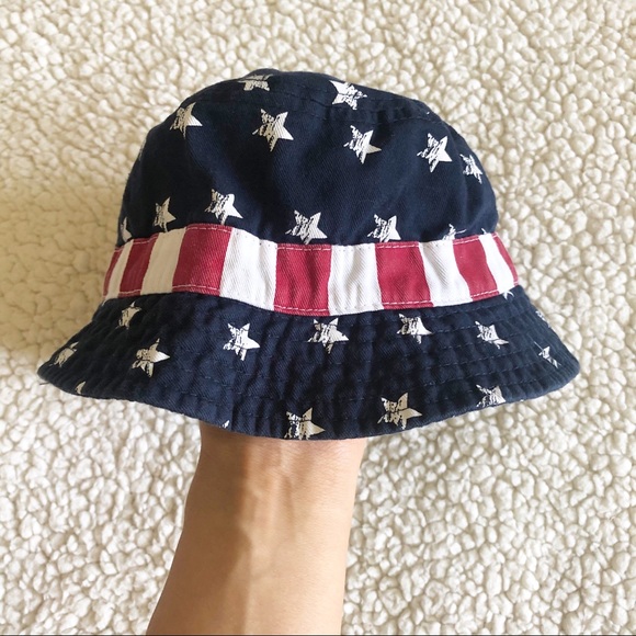 american flag bucket hat